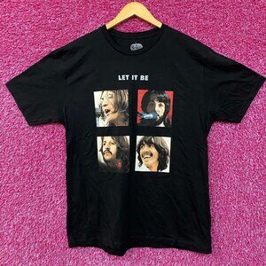 The Beatles Let It Be Album Cover Art T-Shirt Large